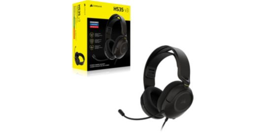 Casque gamer CORSAIR HS35 v3 Carbon