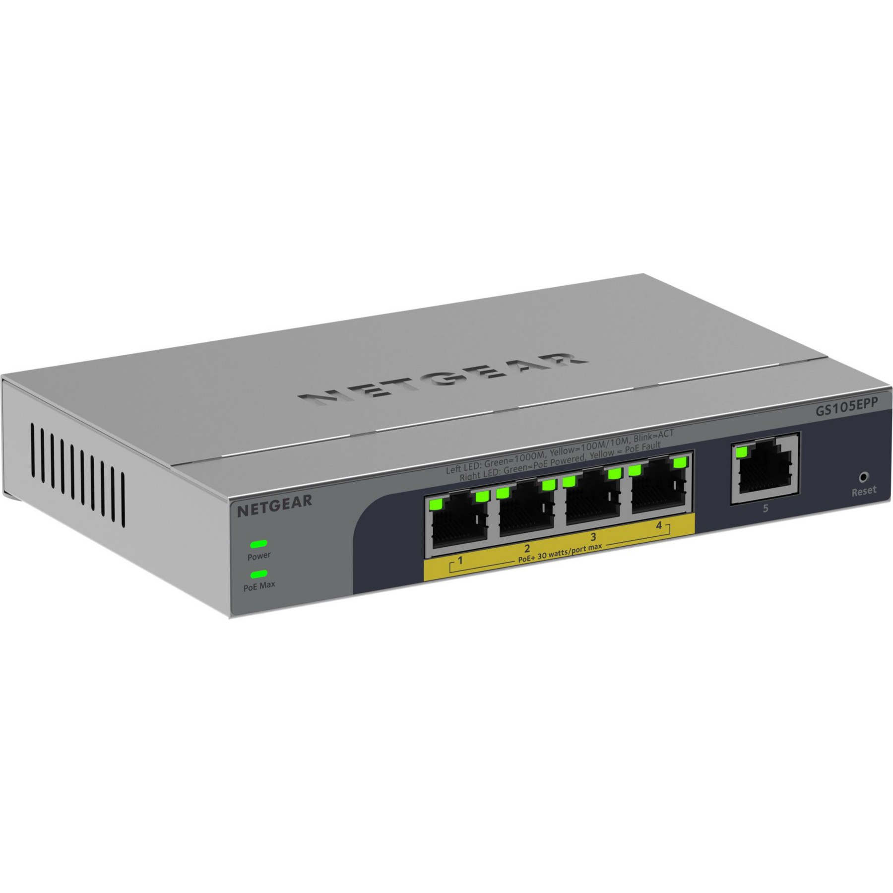 Hub USB C NETGEAR GS105EPP-100EUS
