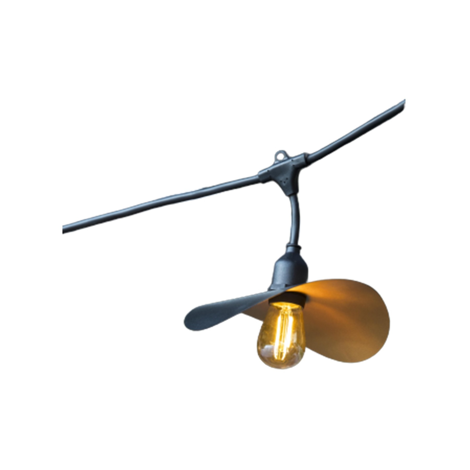 Ampoule LUMISKY Guirlande lumineuse extérieur avec abat-