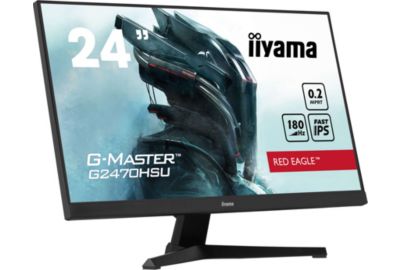 Ecran PC Gamer IIYAMA G-Master G2470HSU-B6 Plat 24'' Fast IPS