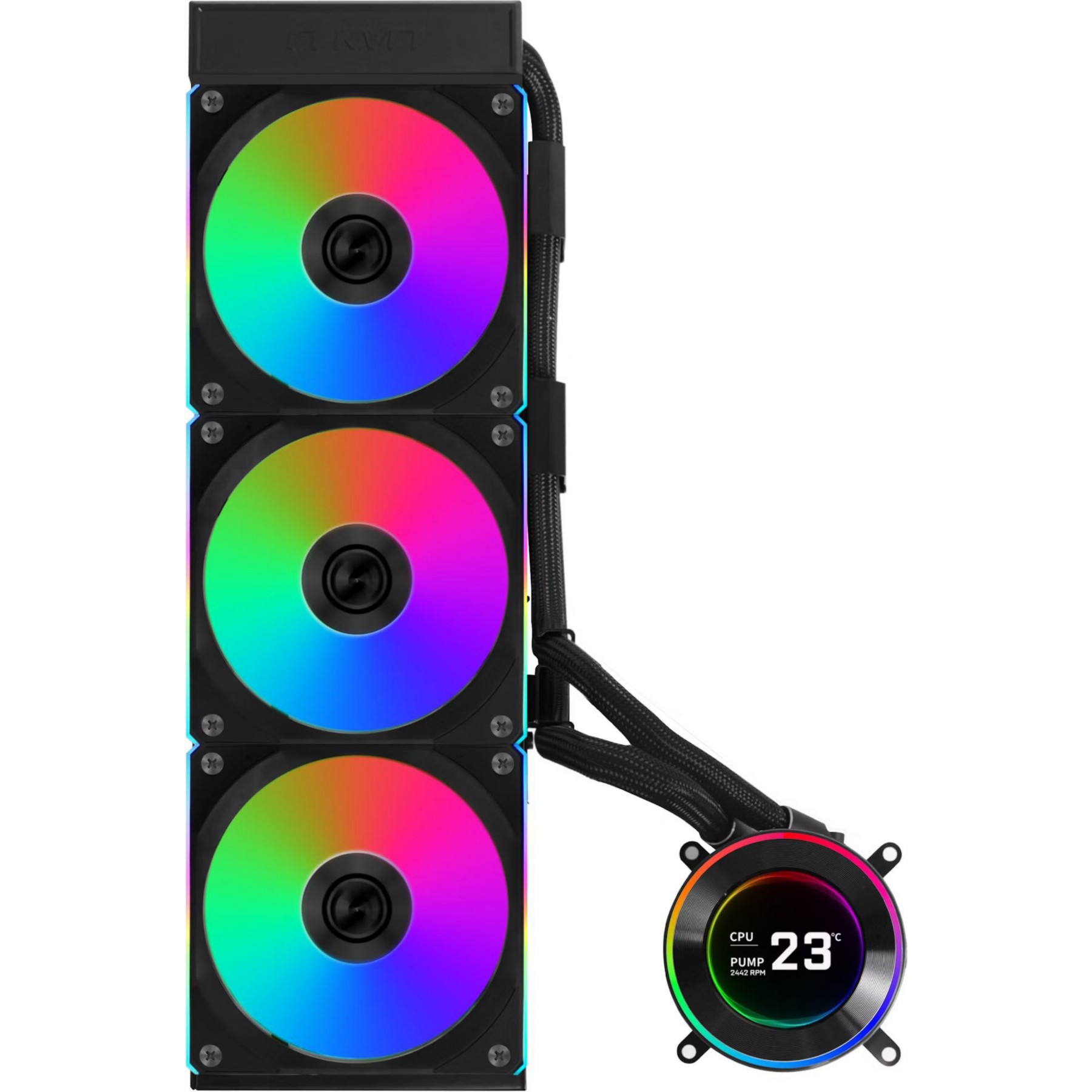 Kit de refroidissement LIAN LI HydroShift II LCD-C CL Wireless - 360 mm