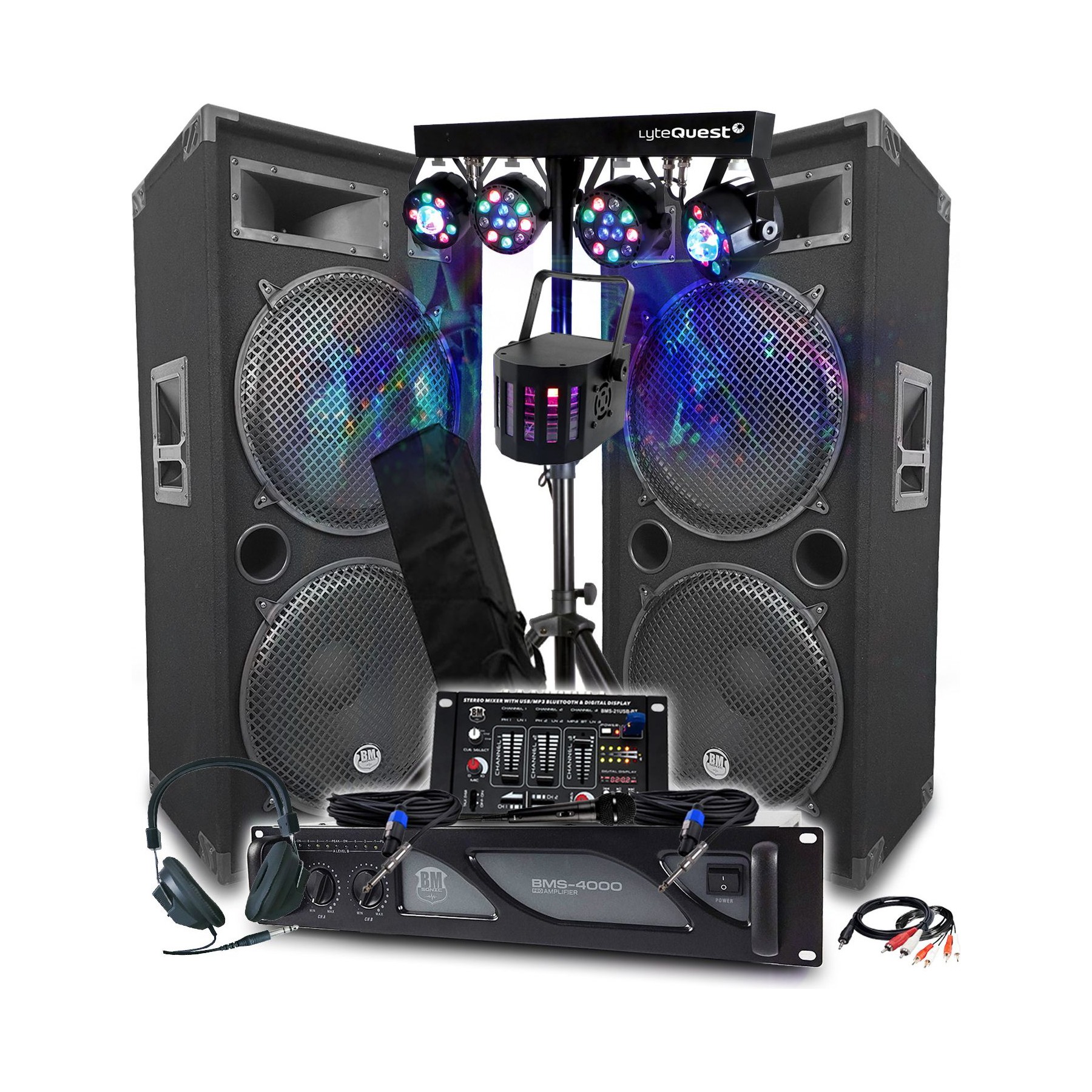 Pack sono BM SONIC Pack Sono BM SONIC Amplificateur 4000W,