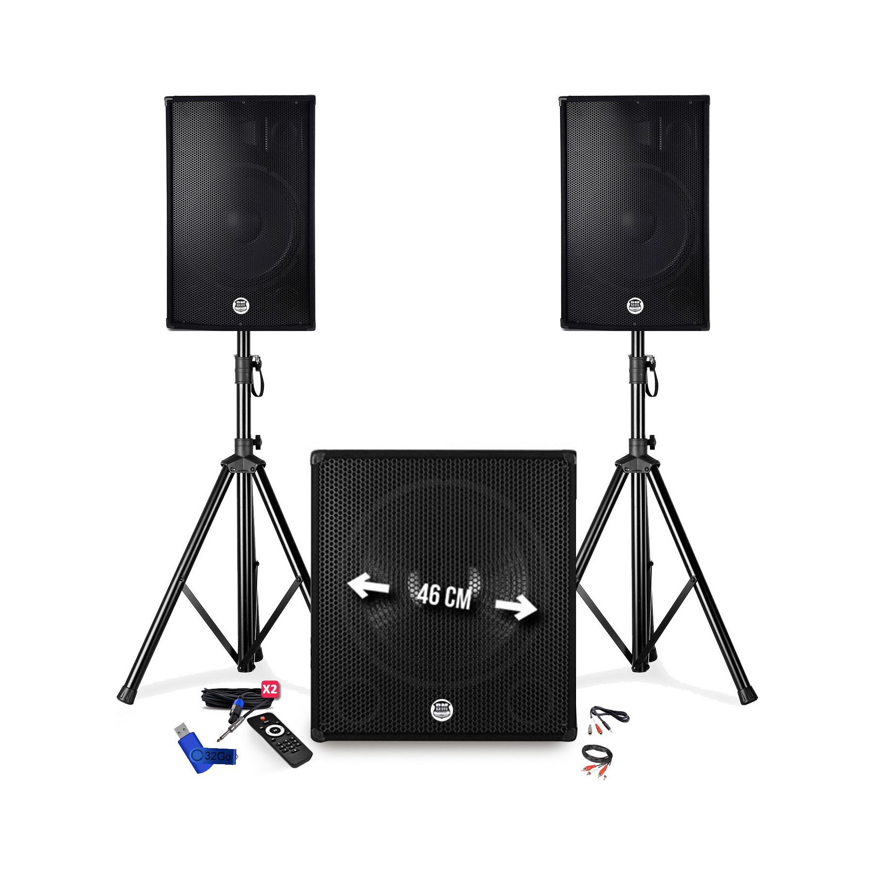 Pack sono BM SONIC Pack sonorisation - BM SONIC BMS-1815 -