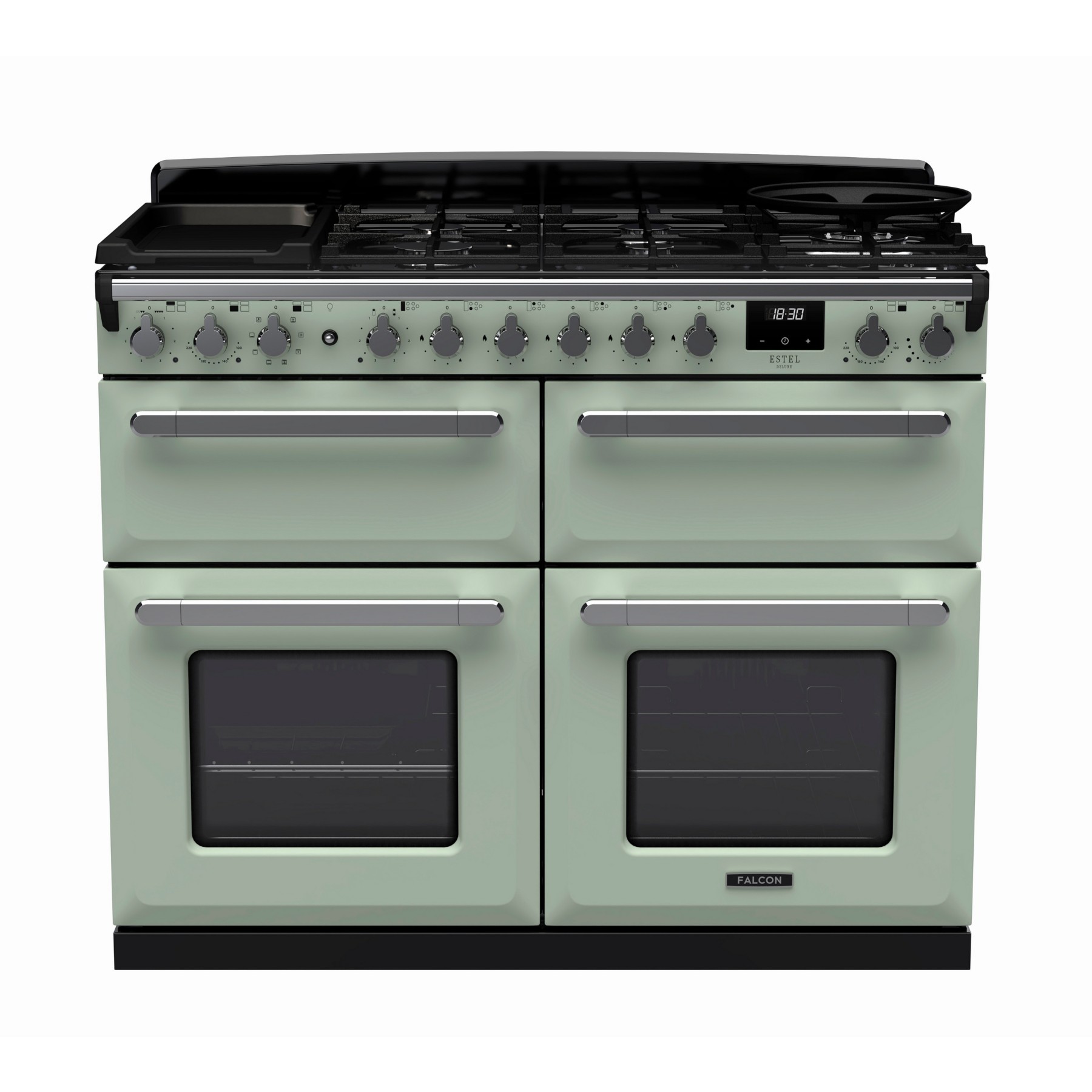 Piano de cuisson mixte FALCON ESTEL DELUXE BC TAB MIX 110 CM VERT PAST