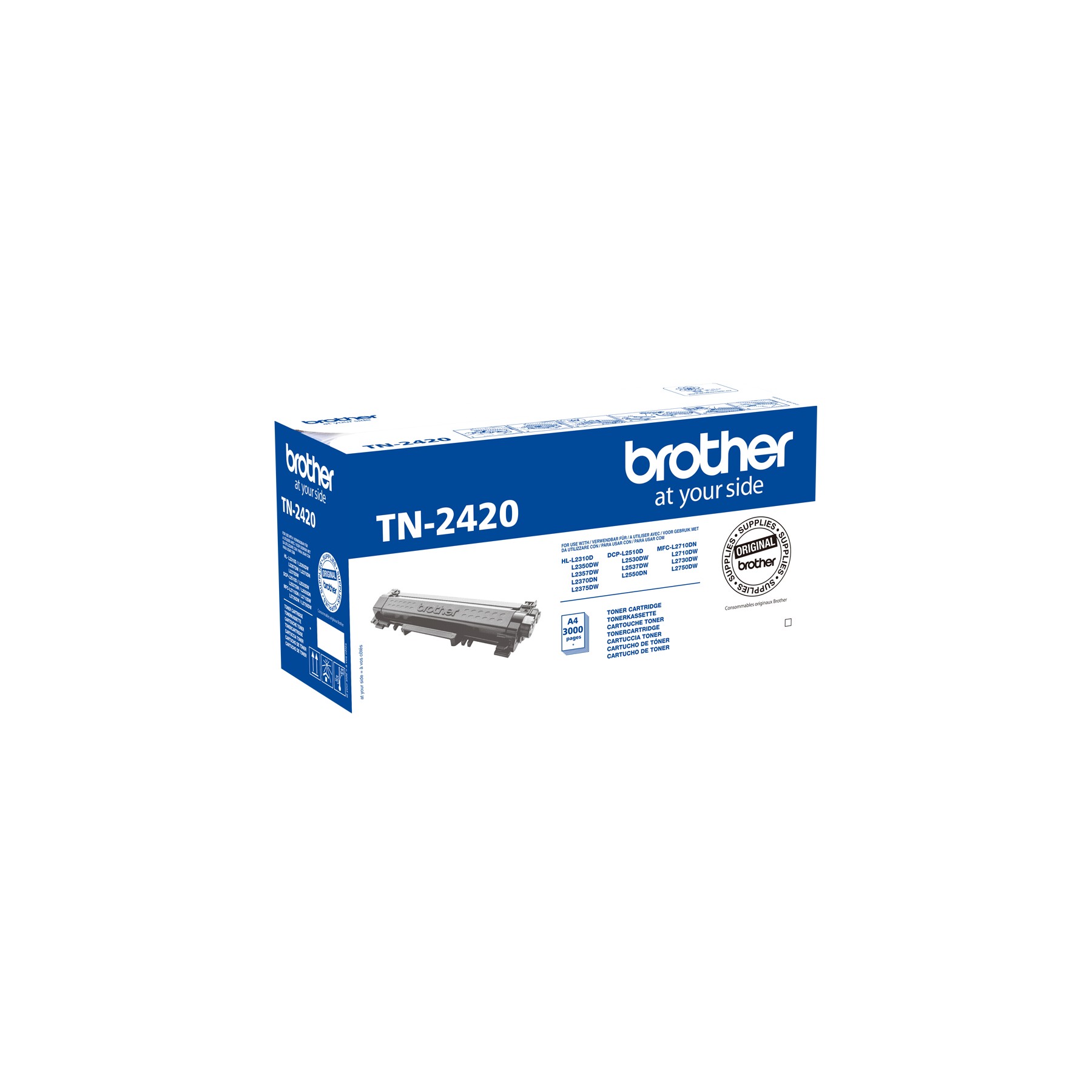 Toner BROTHER TN2420 Noir