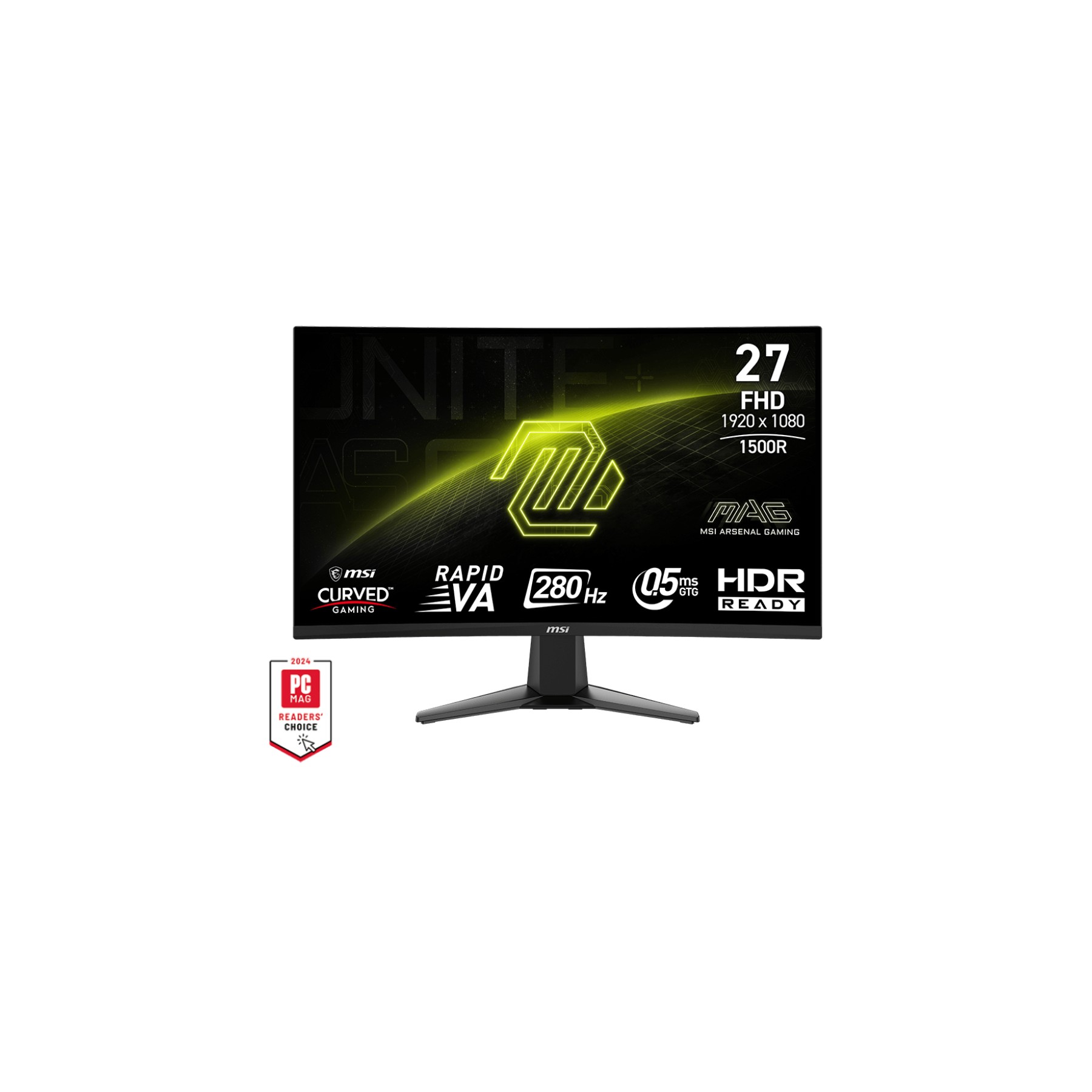 Ecran PC Gamer MSI MAG Incurvé 27'' RAPID VA  276CXF