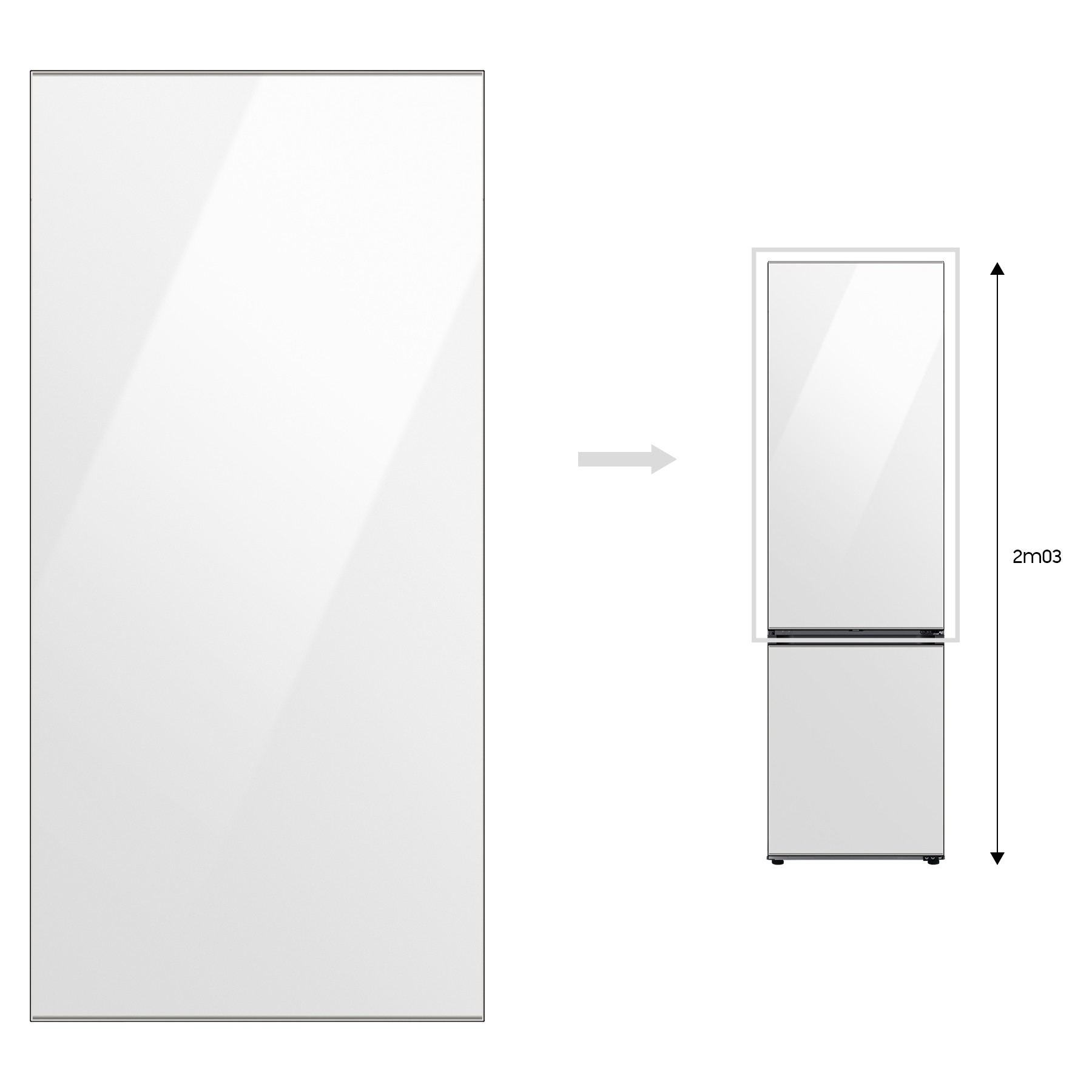Panneau d'habillage SAMSUNG RA-B23EUT12GM BESPOKE