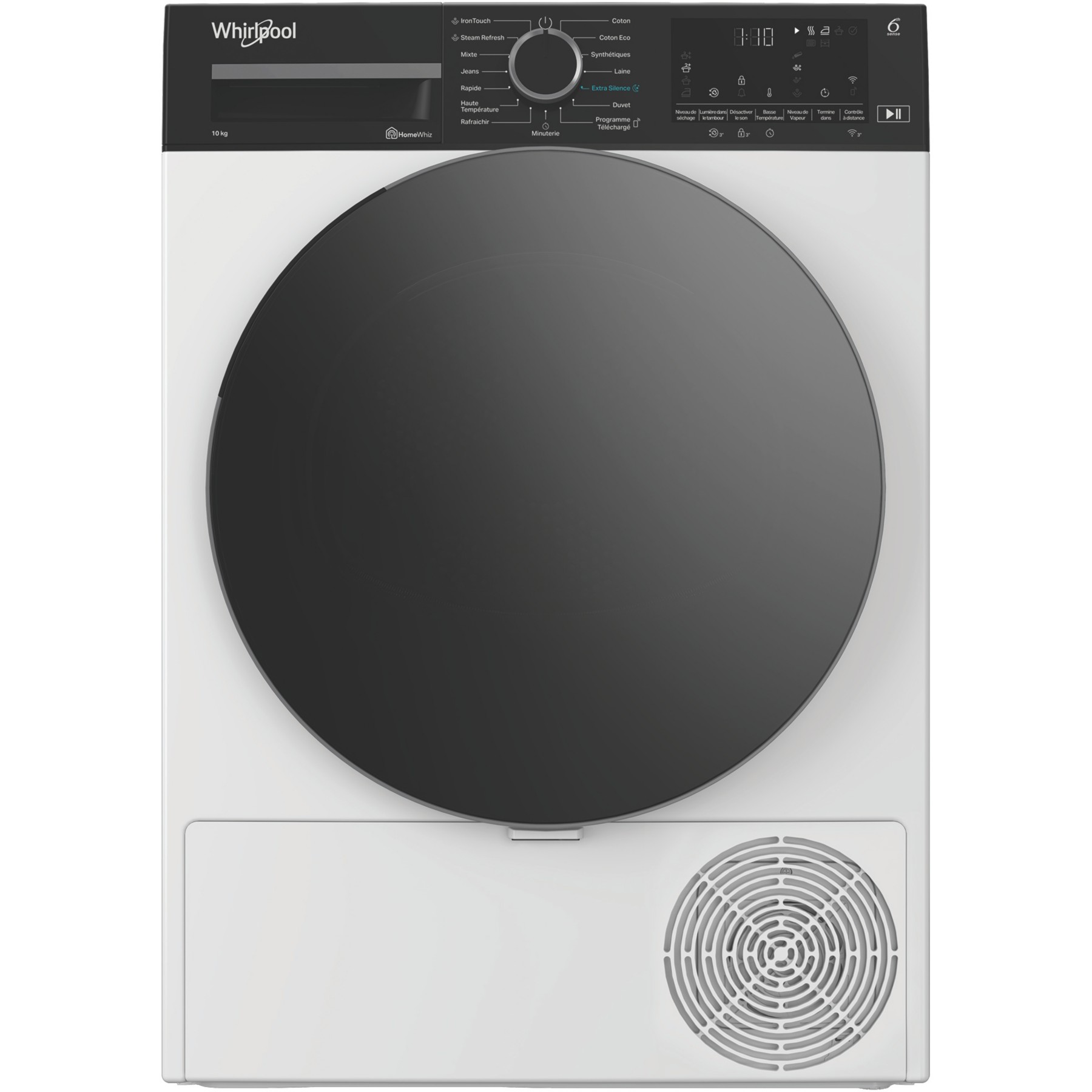 Sèche linge pompe à chaleur WHIRLPOOL CWD104MWBSFRX