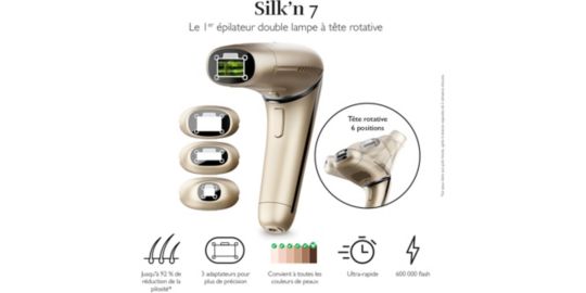 Epilateur lumière pulsée SILK