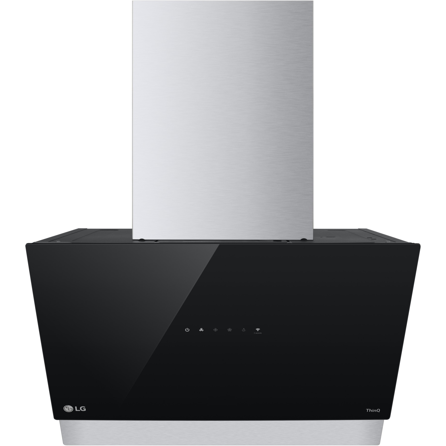 Hotte décorative murale inclinée LG HCEZ2428B ThinQ