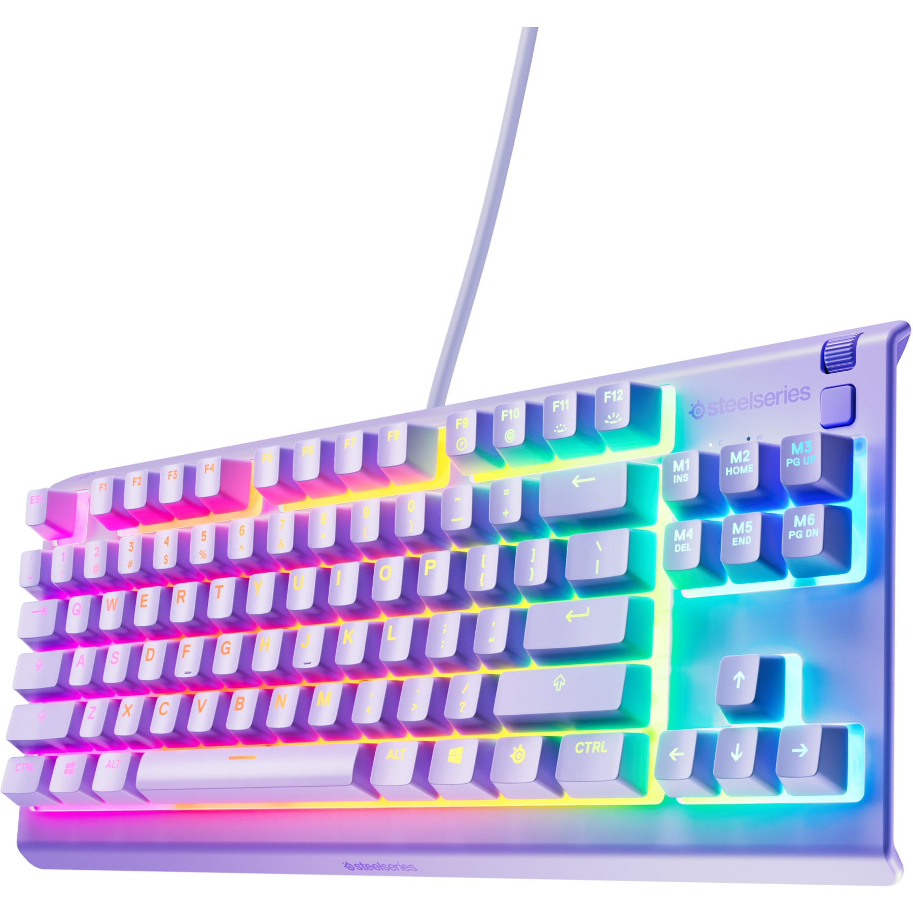 Clavier gamer STEELSERIES Apex 3 TKL Lavande