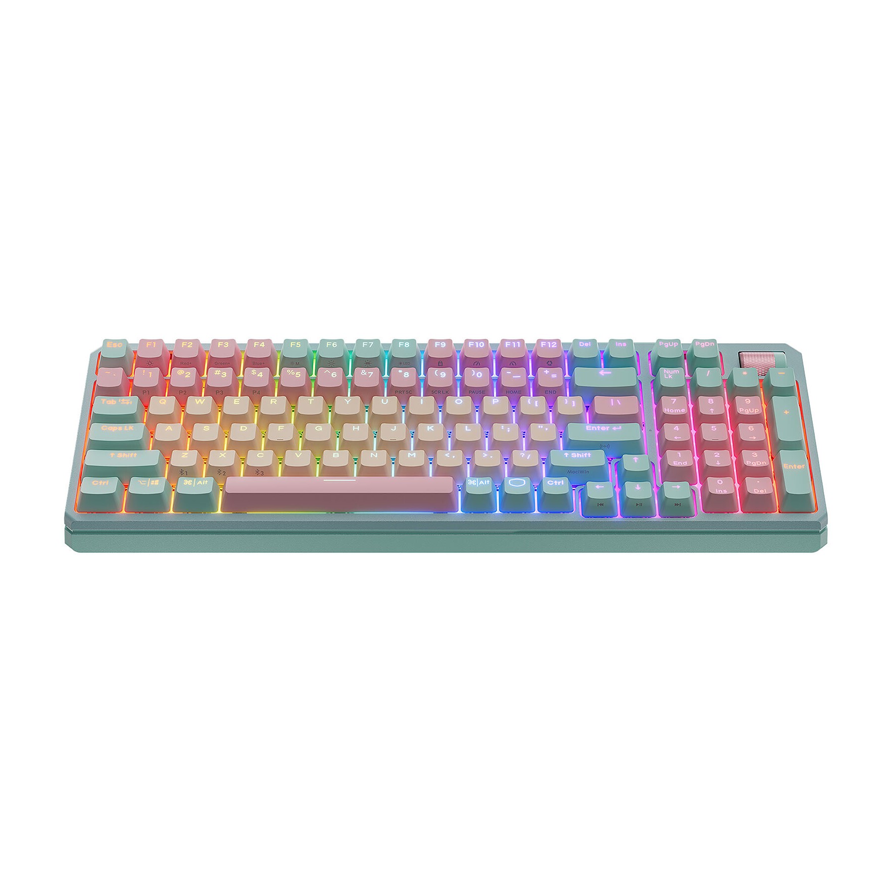 Clavier gamer sans fil COOLER MASTER MK770 Space Grey Kailh Box v2 Red
