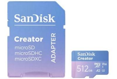 Carte Micro SD SANDISK 512Go Creator