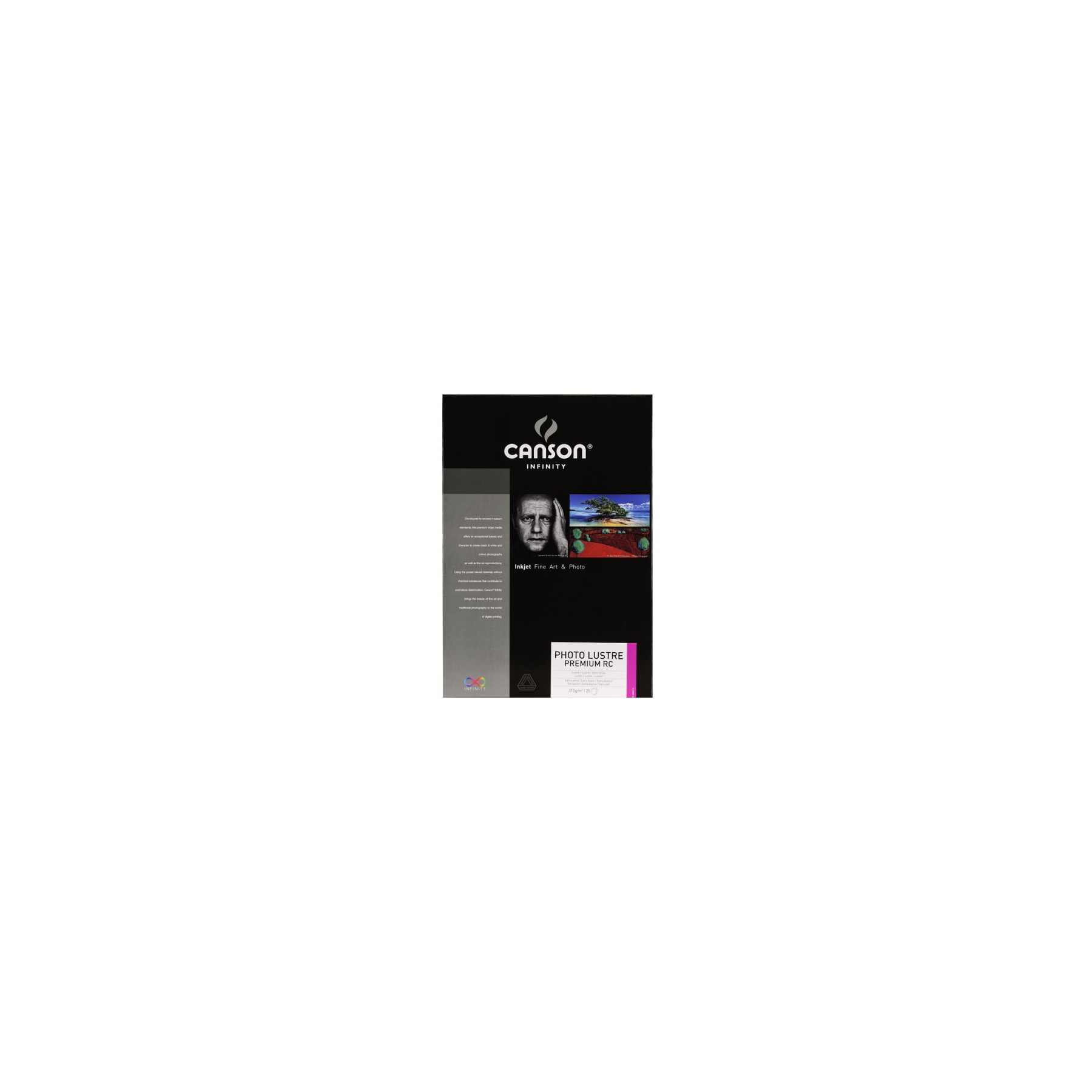 Papier photo CANSON 25f infinity Photolustre Premium 310g
