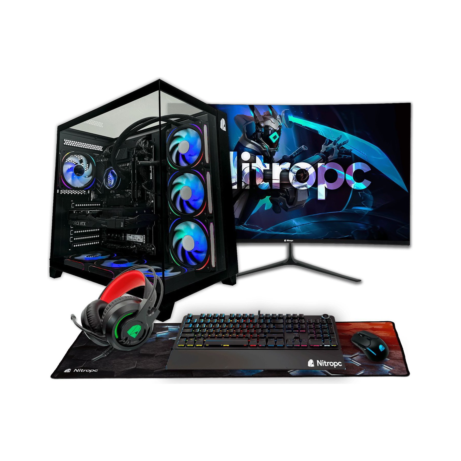 PC Gamer NITROPC P.Extrême R7 7700X RTX5060Ti 32Go 1To