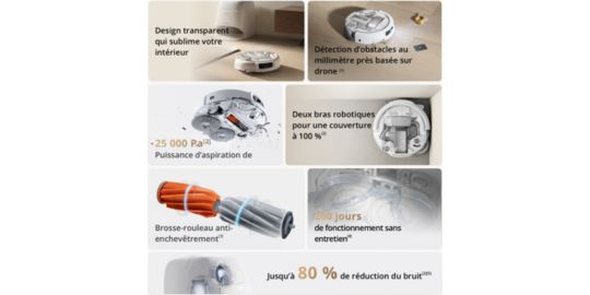 Aspirateur robot DJI Romo A Water Tank