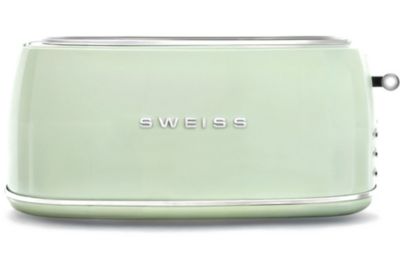 Grille-pain SWEISS + bouilloire vintage vert pack GRVKTL7