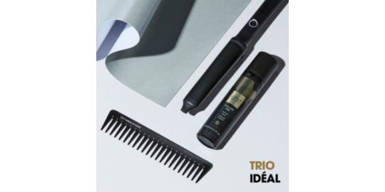 Fer à boucler GHD Curve creative curl wand : boucleur conique pour des ondulations effet retour de plage naturelles