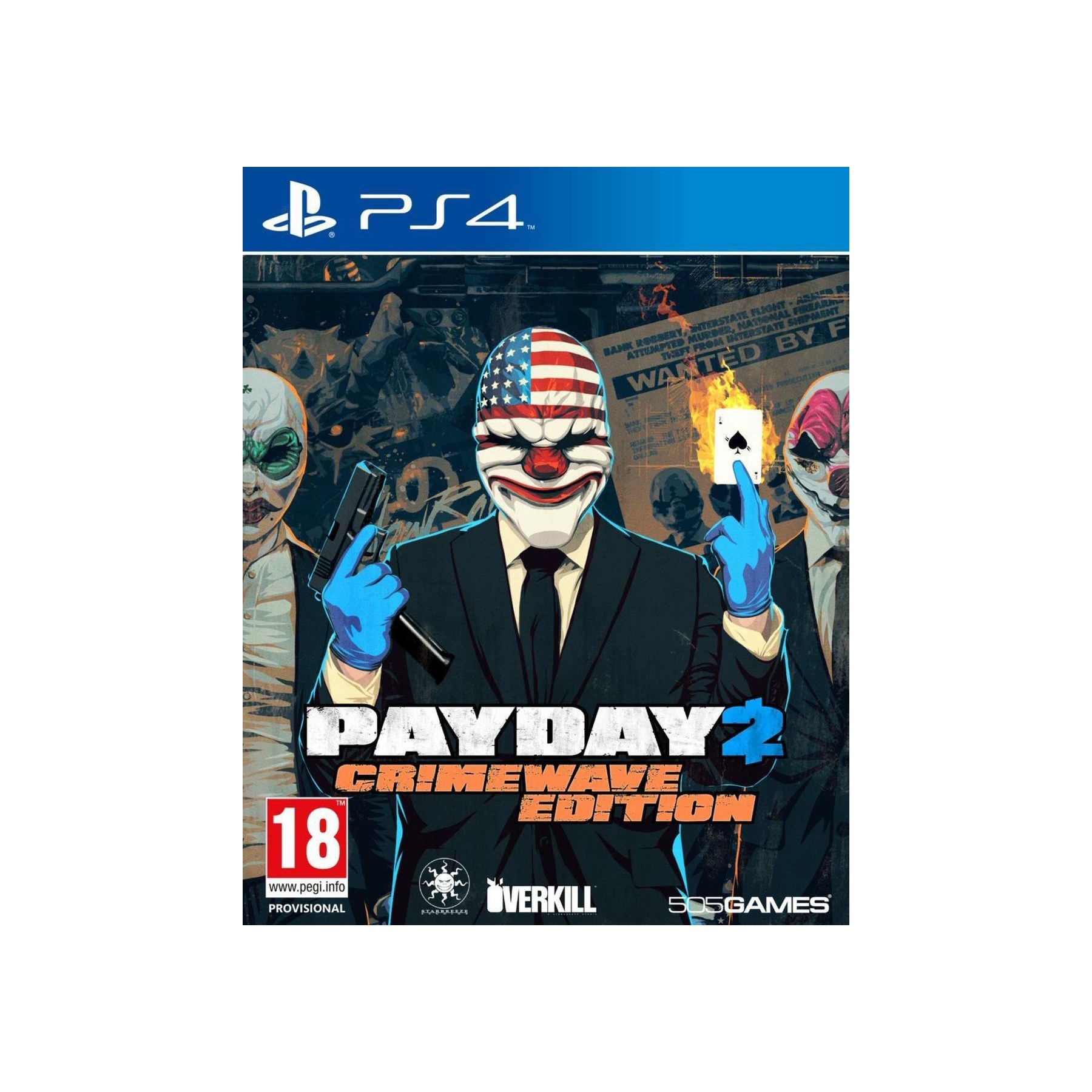 Jeu PS4 DIGITAL BROS Pay Day 2 Edition Crimewave
