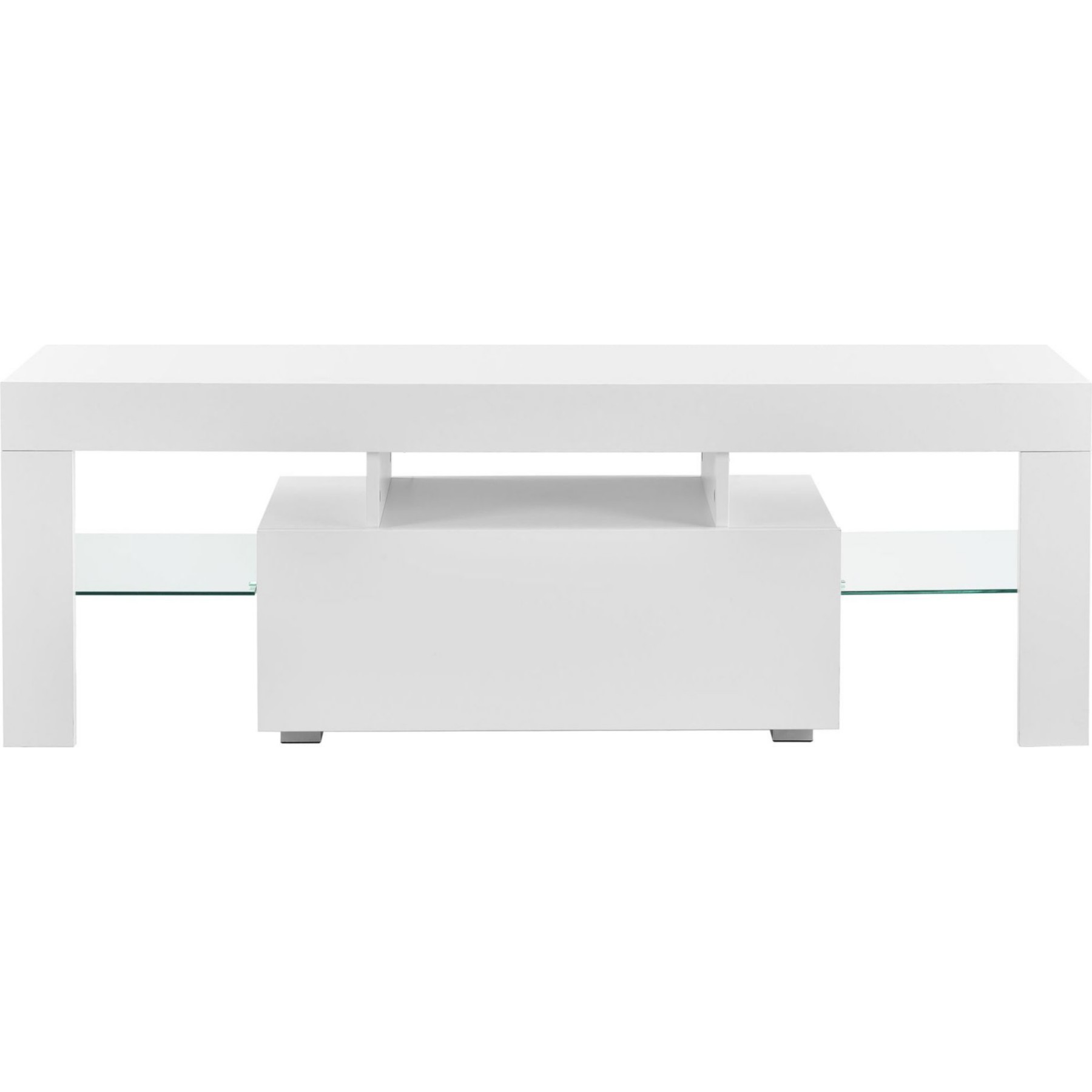 Meuble TV HELLOSHOP26 Meuble TV avec éclairage LED multicolore