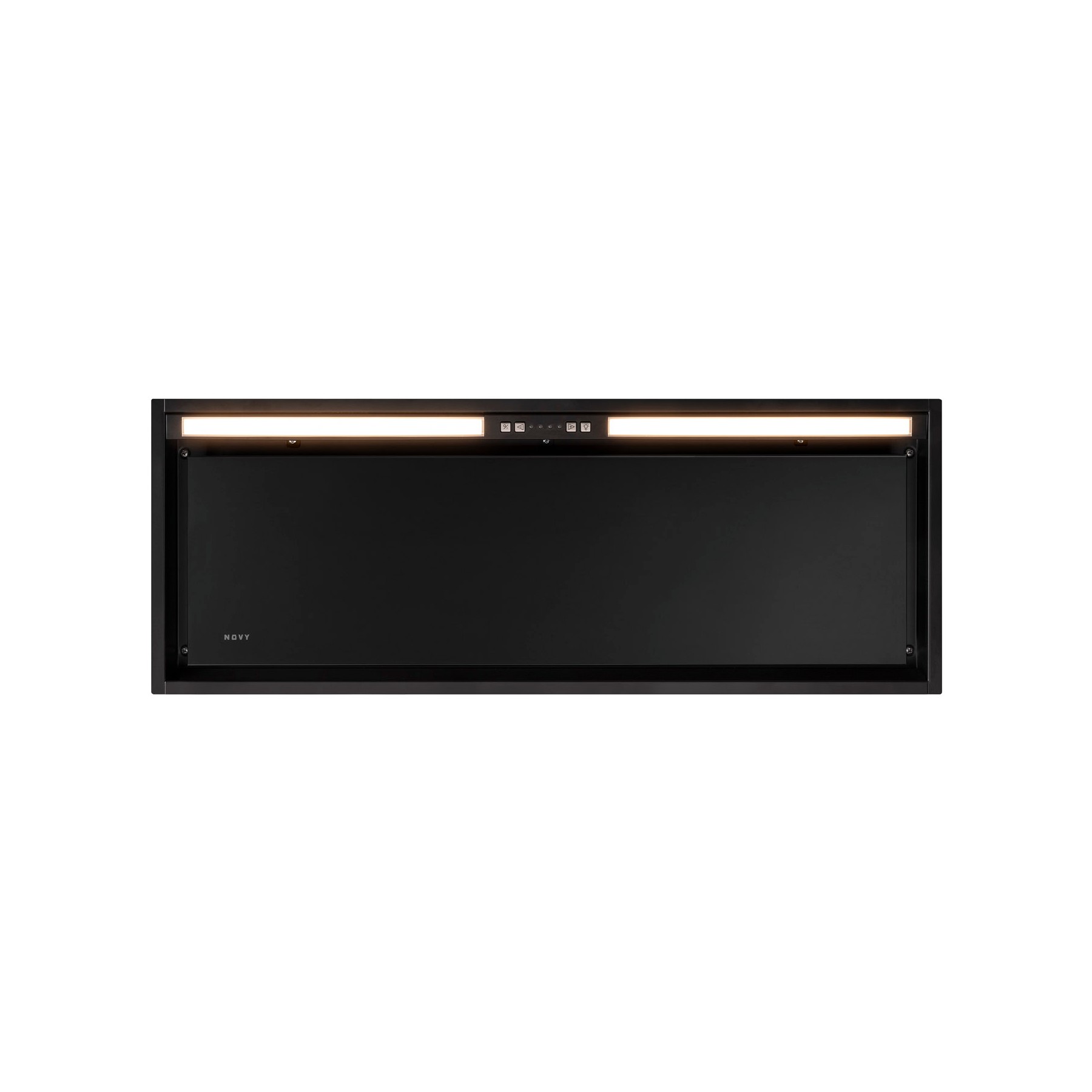 Hotte encastrable NOVY CRYSTAL 26082  90cm Verre Noir