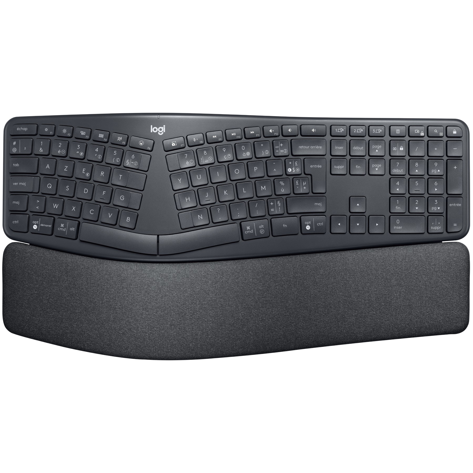 Clavier sans fil LOGITECH K860 Ergo Graphite