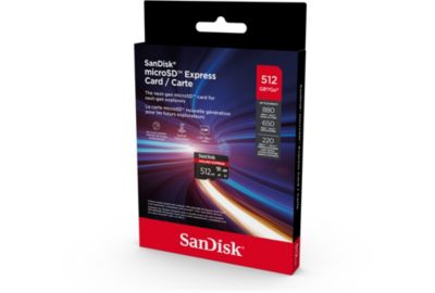 Carte Micro SD SANDISK EXPRESS 512GB SWITCH