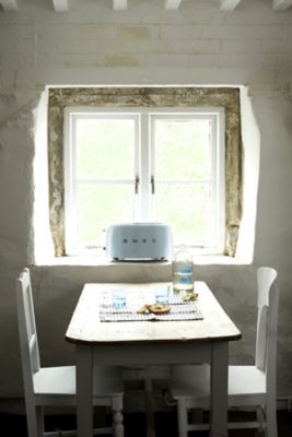 Grille-pain SMEG TSF02PBEU bleu Azur