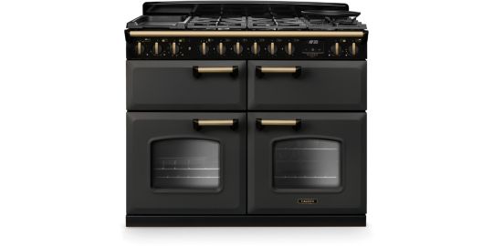 Piano de cuisson mixte FALCON NGC TAB MIX 110 CM ARDOISE LAITON ANTIQU