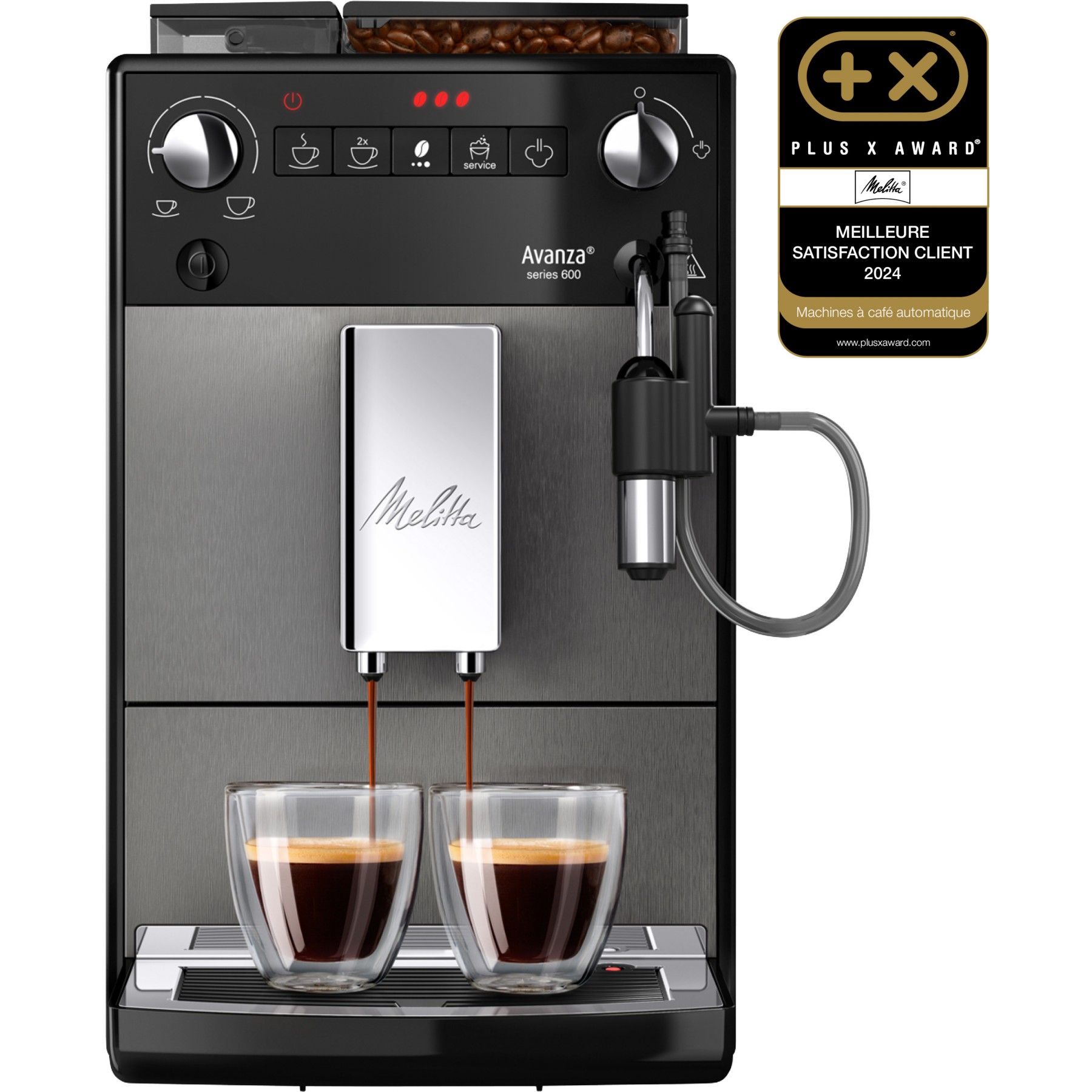 Expresso Broyeur MELITTA avanza gris titanium