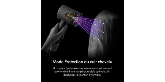 Sèche cheveux DYSON Supersonic Nural cheveux raides à ondulés rose céramique