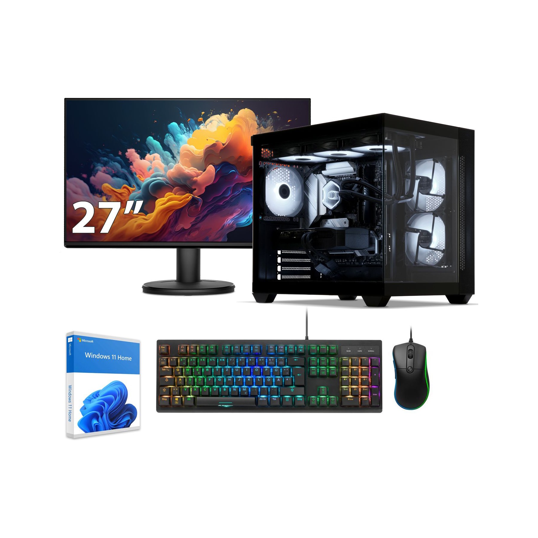 PC Gamer SEDATECH Ryzen 7 9800X3D, Radeon RX 9070XT, Win 1