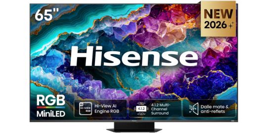 TV RGB MiniLED HISENSE 65UR9S (164cm)