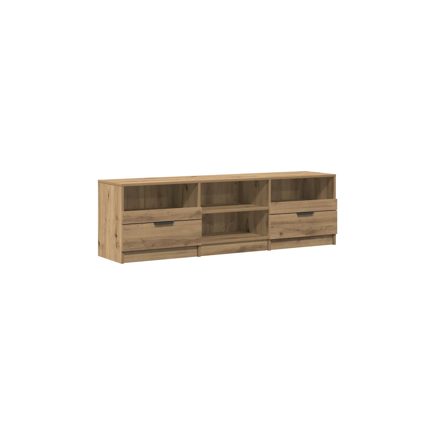 Meuble TV HELLOSHOP26 Meuble TV avec grand espace de rangement
