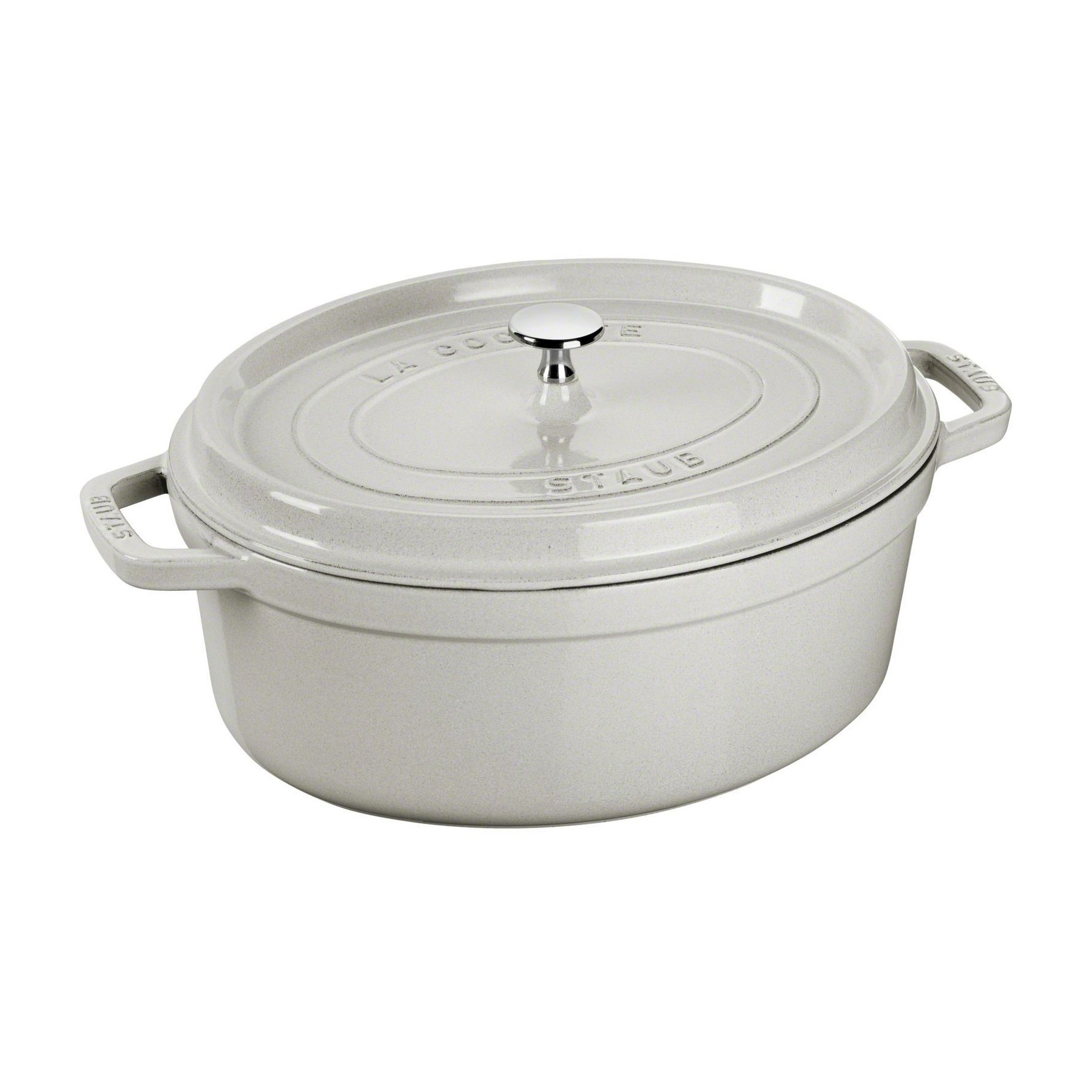 Cocotte STAUB 33 cm Truffe blanche fonte