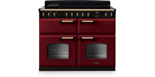 Piano de cuisson induction FALCON NGC TAB IND 110 CM BORDEAUX LAITON ANTIQ