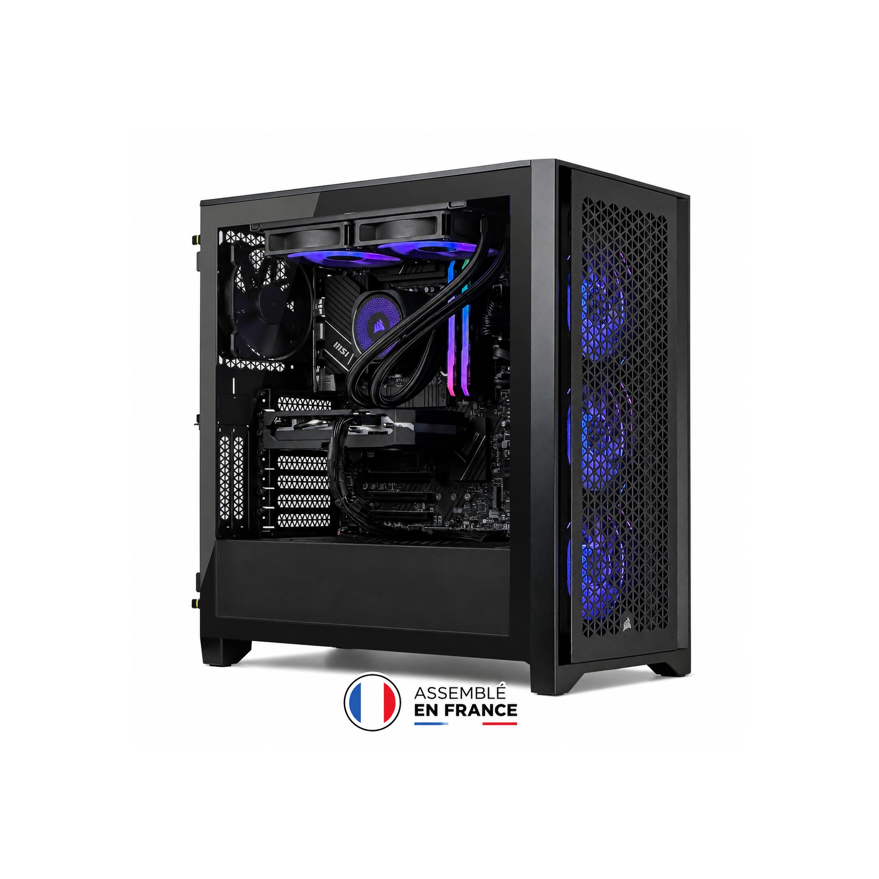 PC Gamer CORSAIR 4000D 5060R7 - AMD Ryzen 7 5700X - NVIDIA GeForce RTX 5070 - 16 Go RAM DDR4 - SSD 1 To - SANS OS