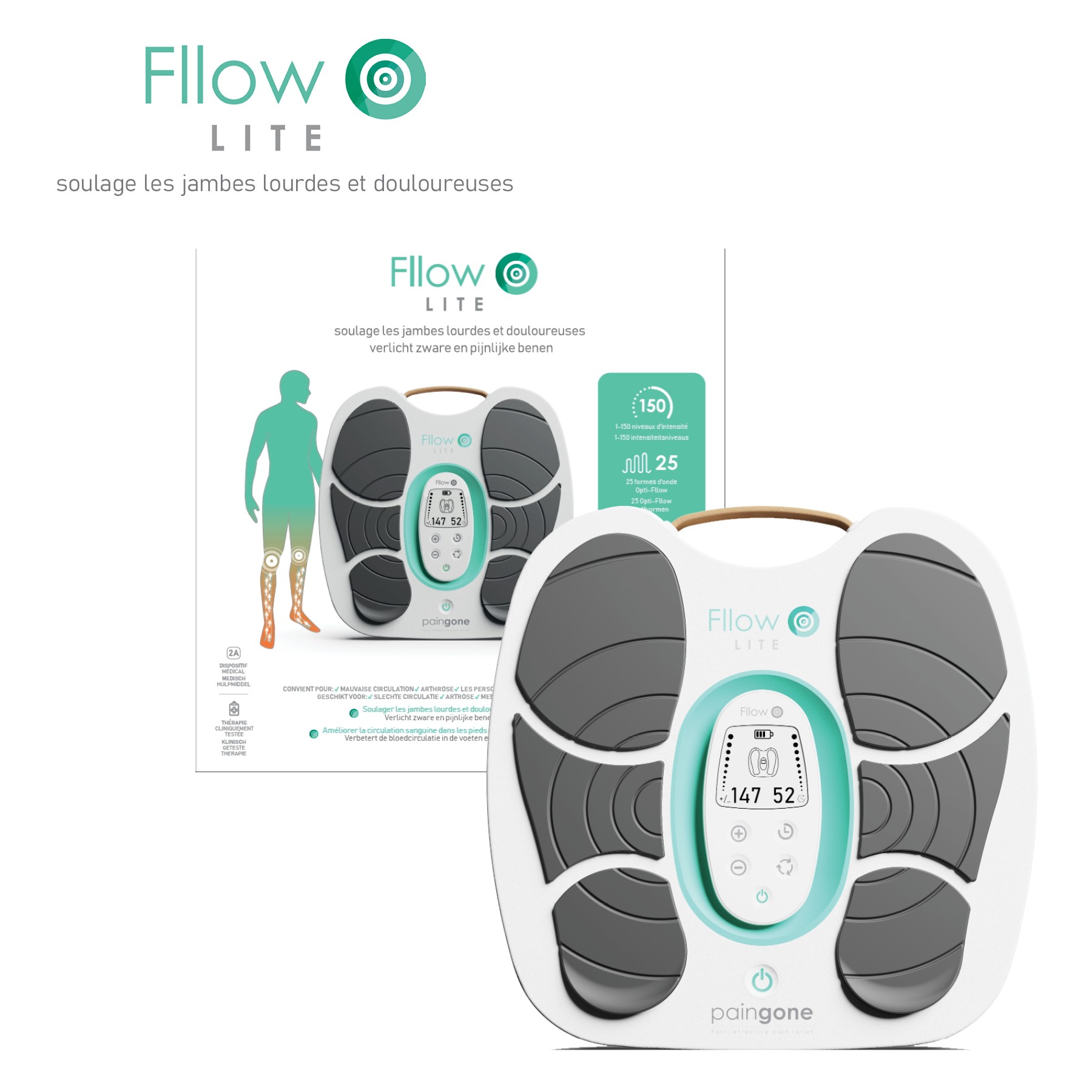 Stimulateur circulatoire PAINGONE Fllow lite