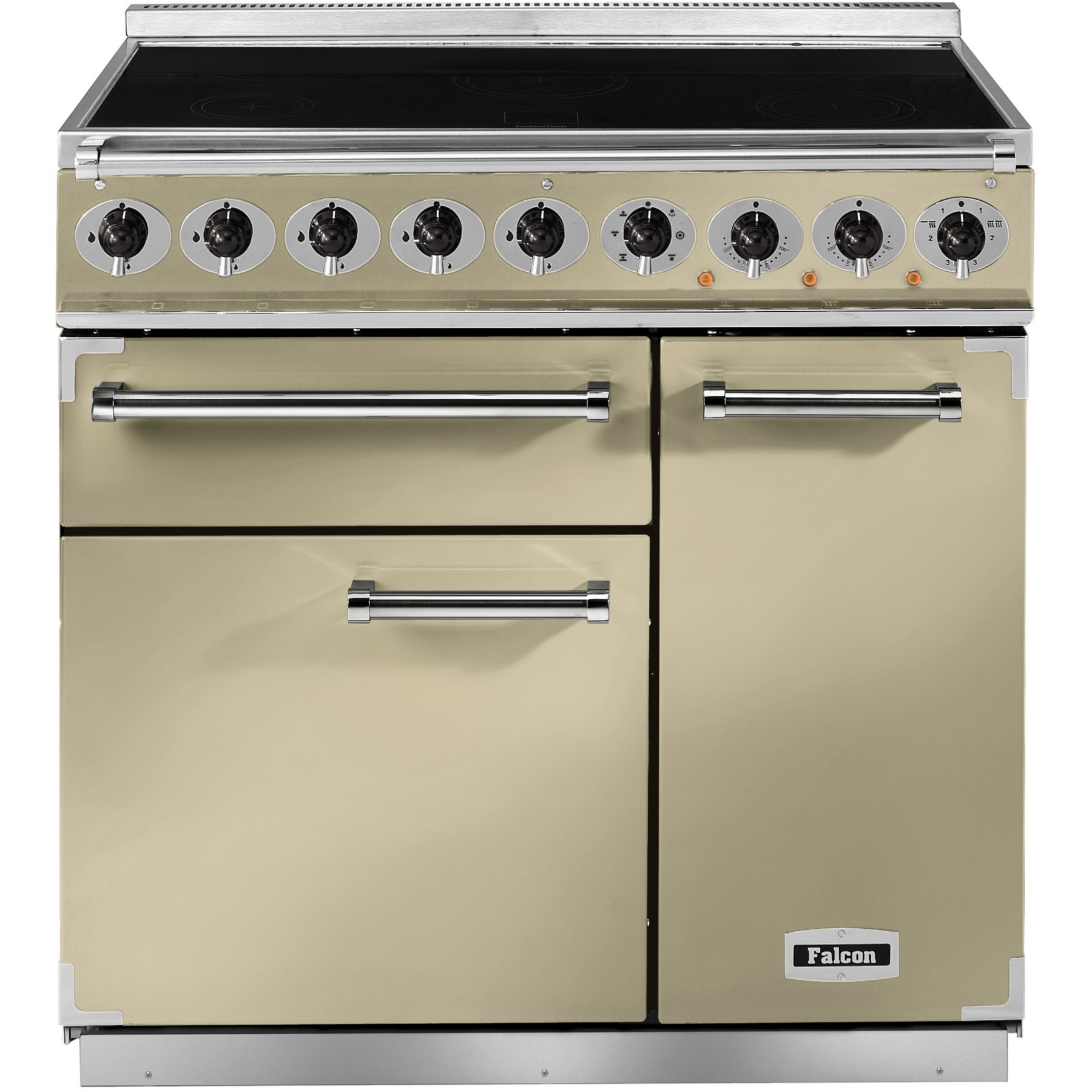Piano de cuisson induction FALCON Semi Pro DELUXE 90 CREME CHROME