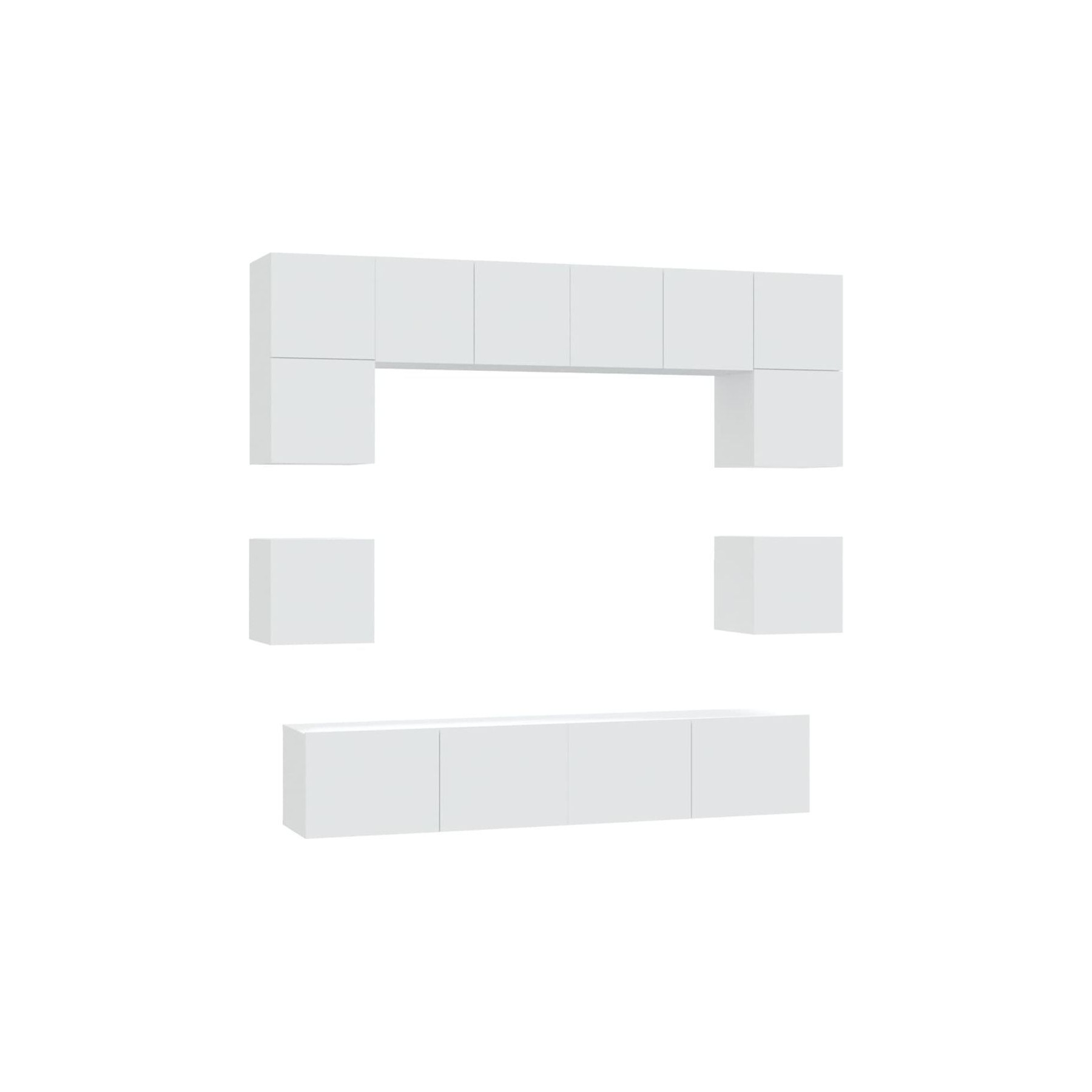 Meuble TV HELLOSHOP26 Ensemble de meubles armoire buffet TV té