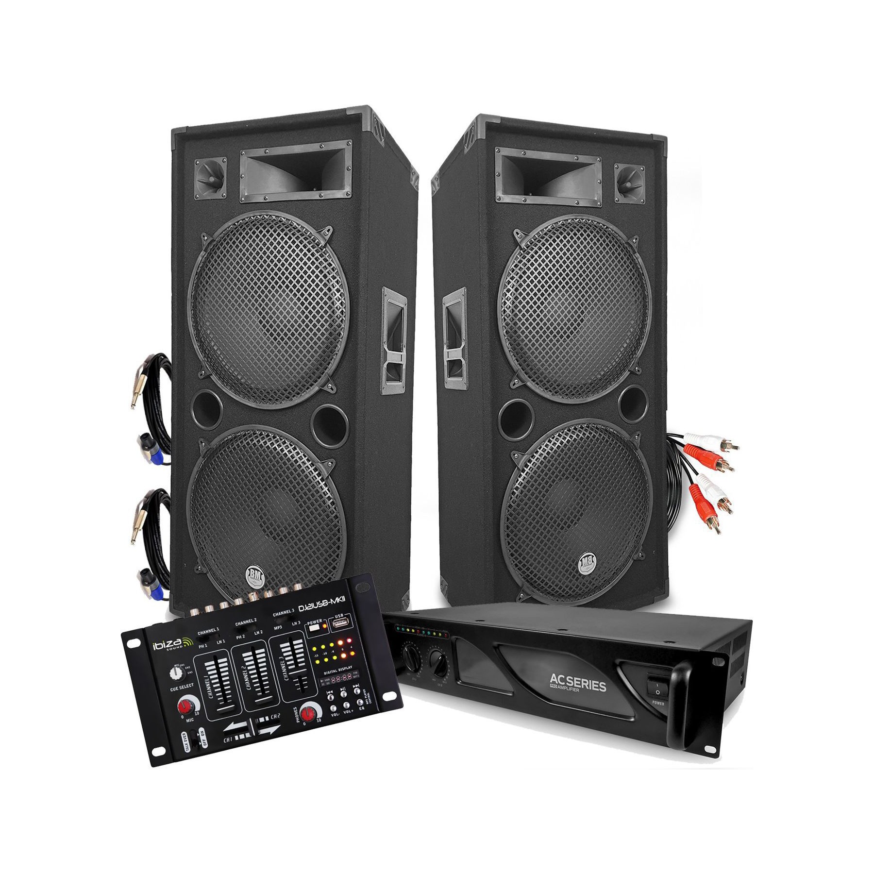 Pack sono NONAME Pack DJ sonorisation BM SONIC PA Enceint