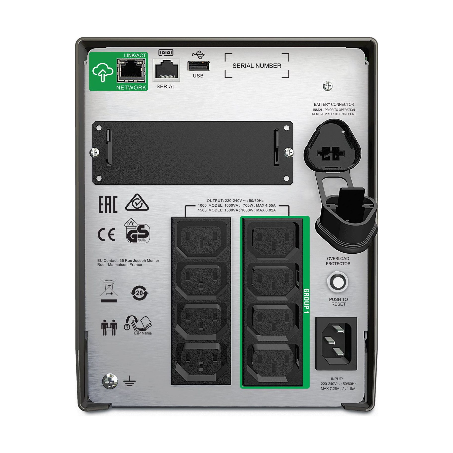 Hub USB C APC SMT1500IC