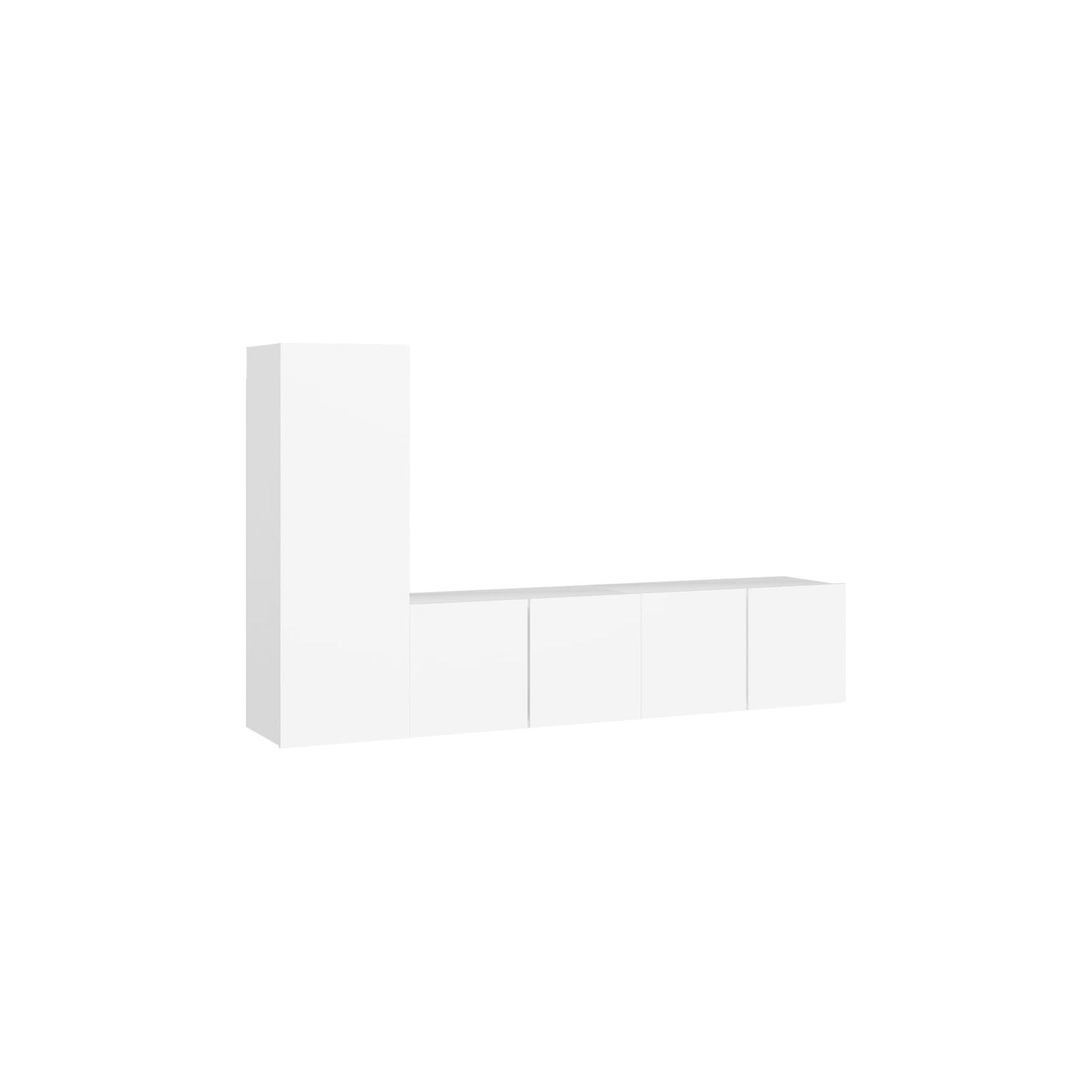 Meuble TV HELLOSHOP26 Ensemble de meubles armoire buffet TV té