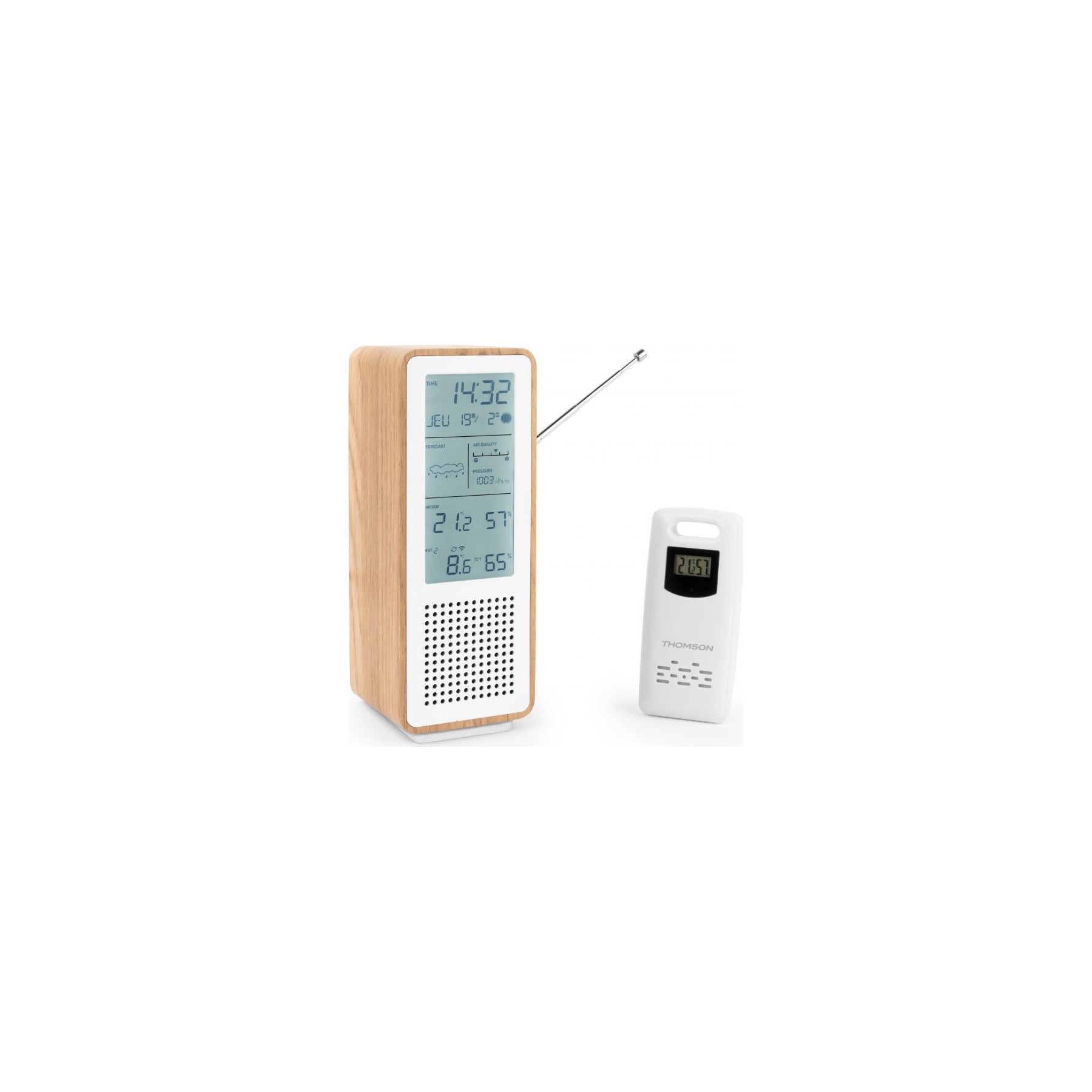 Station météo THOMSON Enceinte Bluetooth et Station météo WS10