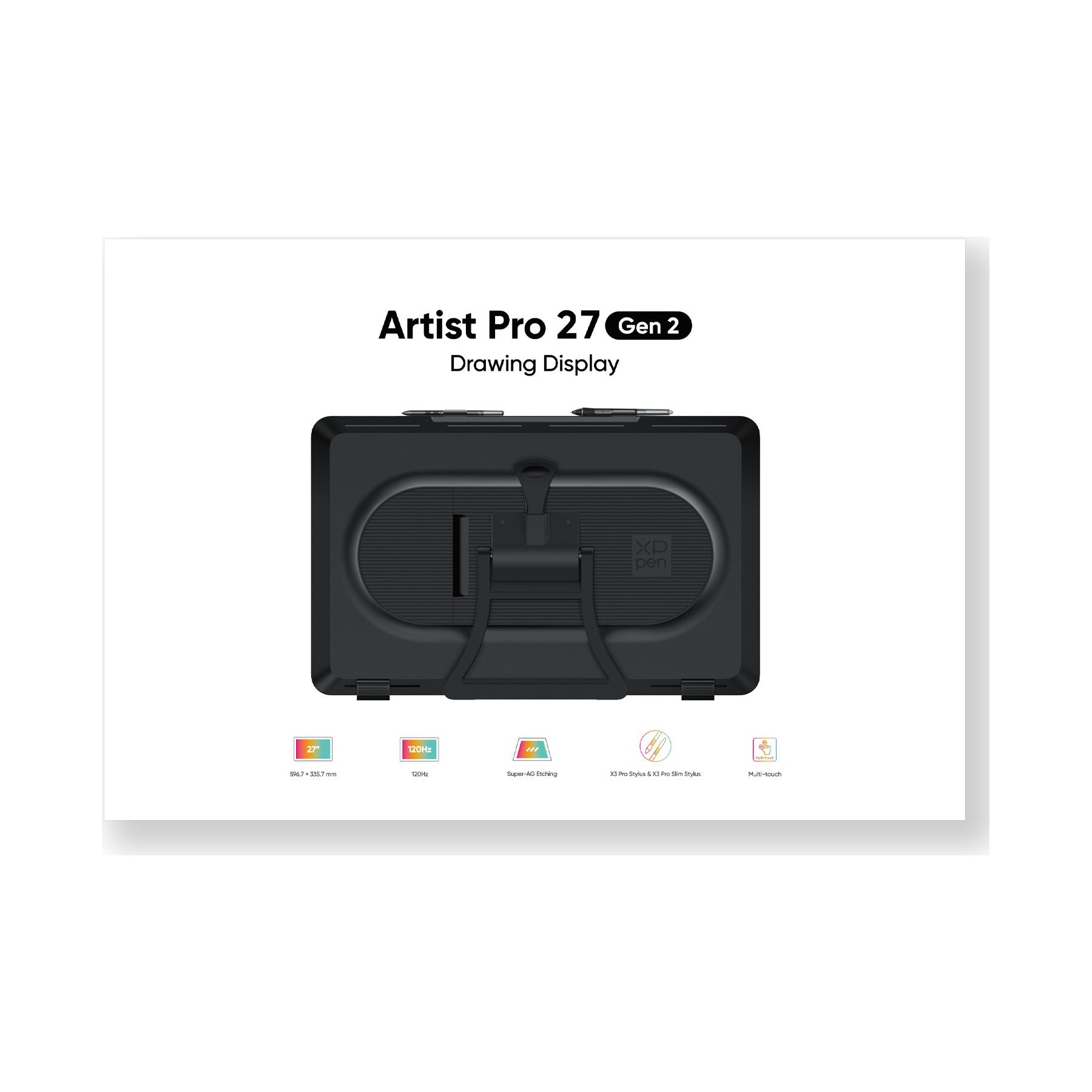 Tablette graphique XPPEN Tablette Graphique Artist Pro 27 Gen 2