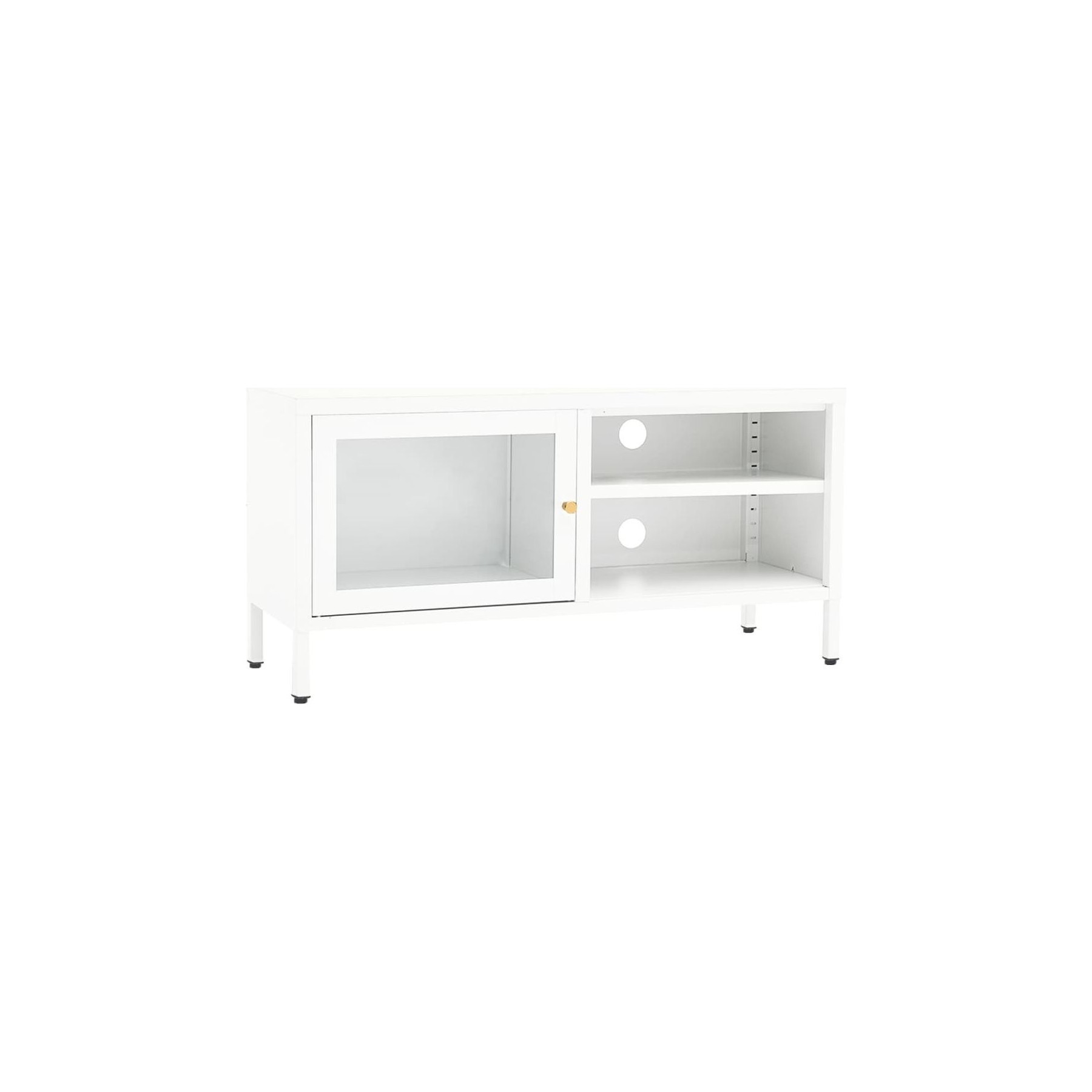 Meuble TV HELLOSHOP26 Meuble TV multimédia étagère télévision
