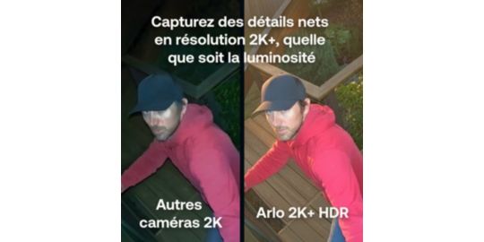 Caméra de surveillance ARLO Pack de 2 caméras 2K+ extérieur Pro6
