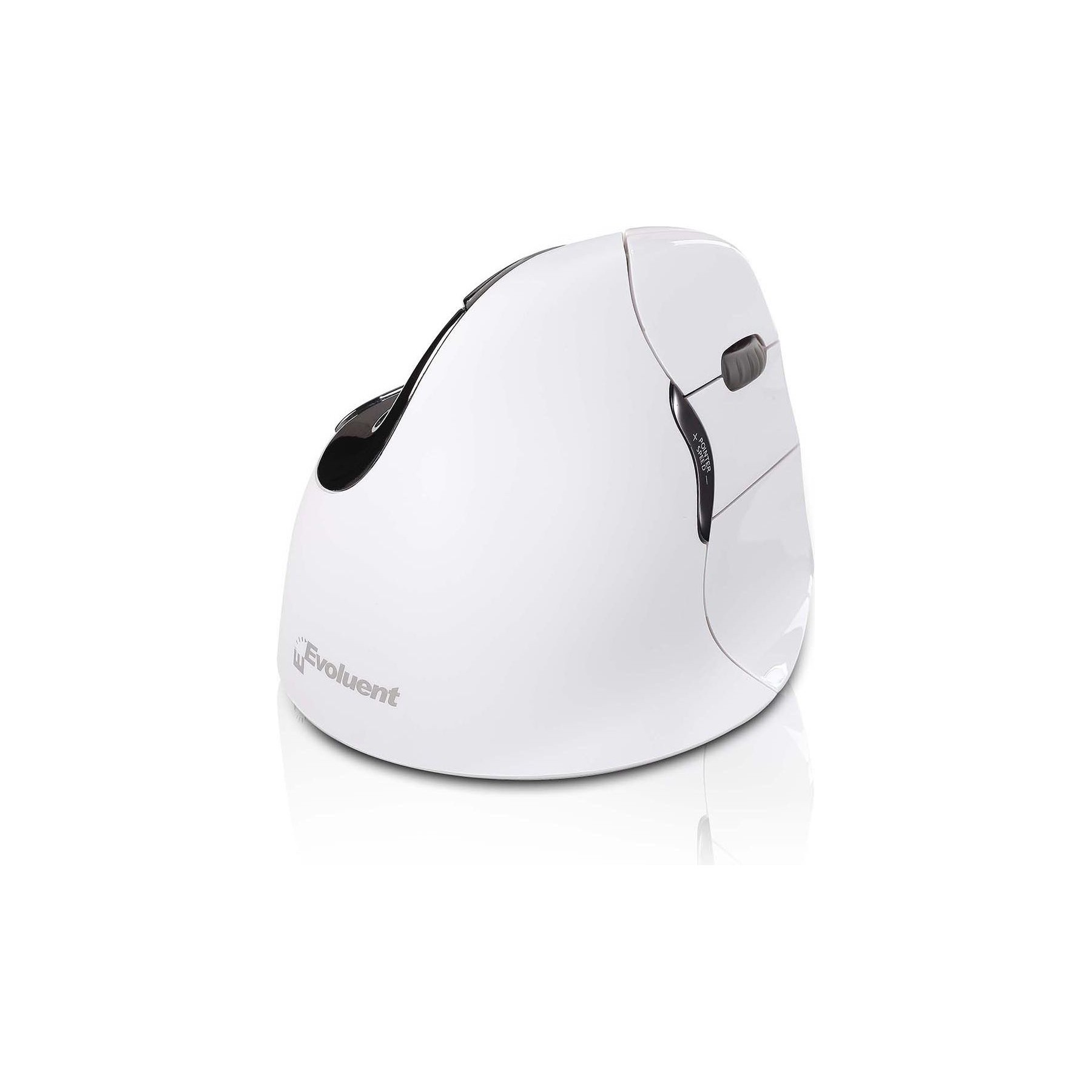 Souris sans fil rechargeable EVOLUENT Vertical 4 Blanc BT 6b