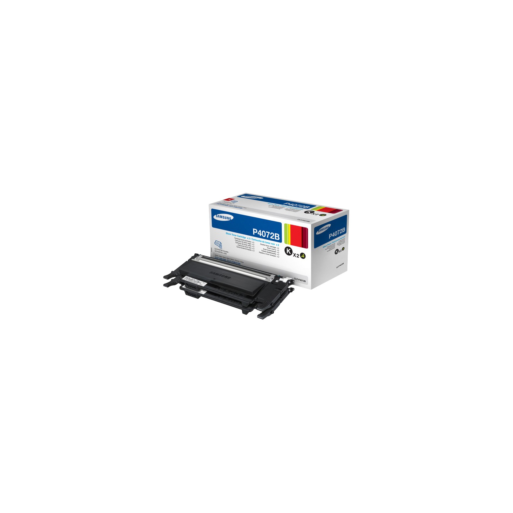 Pack SAMSUNG 2 Toners Noir CLT-P4072B