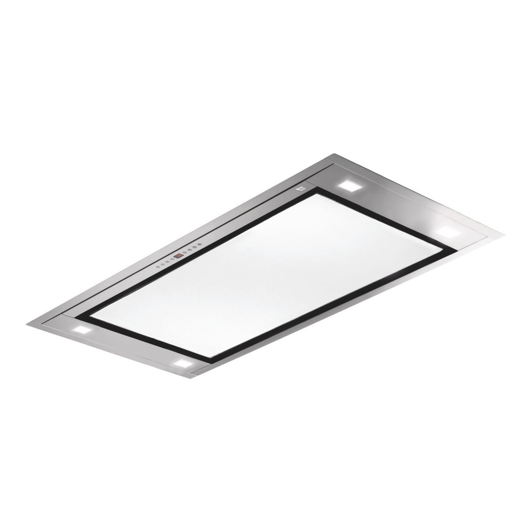 Hotte plafond ROBLIN INSPIRATION 1000 VERRE BLANC